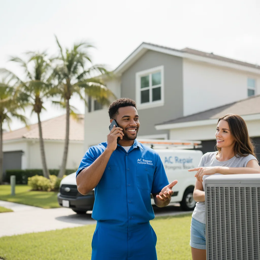 AC Repair Pompano Beach customer support in Rutherford College